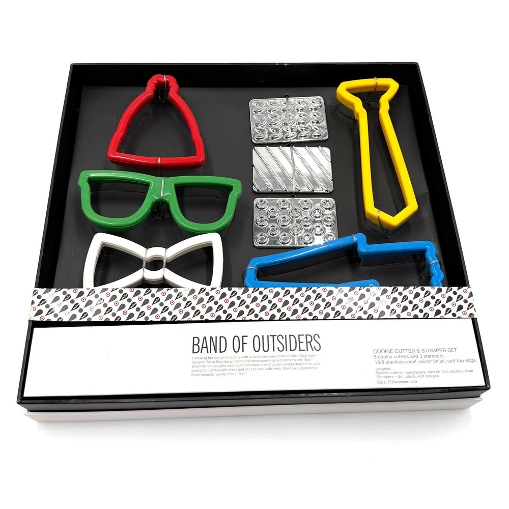 Band of Outsiders Cookie Cutter & Stamper Set OS Multicolor 2004-2015
